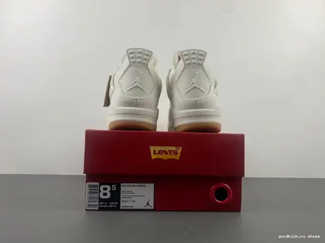 Jordan 4 Levi's Air x 'White' AO2571-100 0621